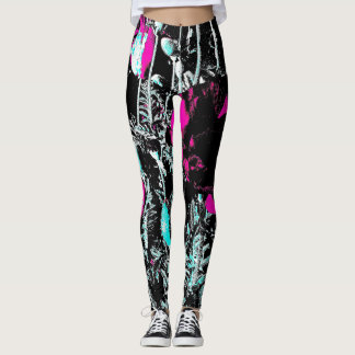 Leggings Amapolas oscuras