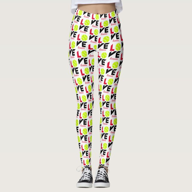 Leggings Amar el tenis (Anverso)