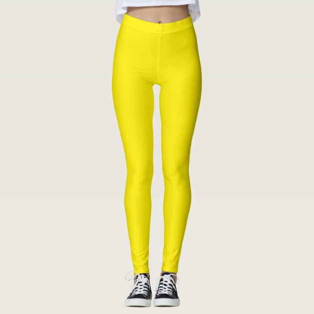 Leggings Amarillo canario (Anverso)