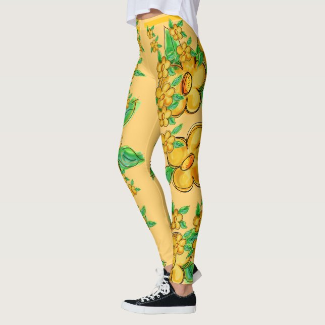 Leggings Amarillo caramelizado (Izquierda)