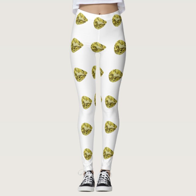 Leggings Amarillo circular (Anverso)