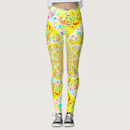Leggings Amarillo espiral