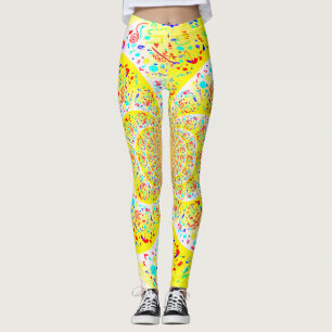 Leggings Amarillo espiral