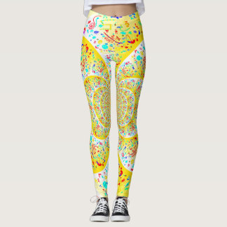 Leggings Amarillo espiral