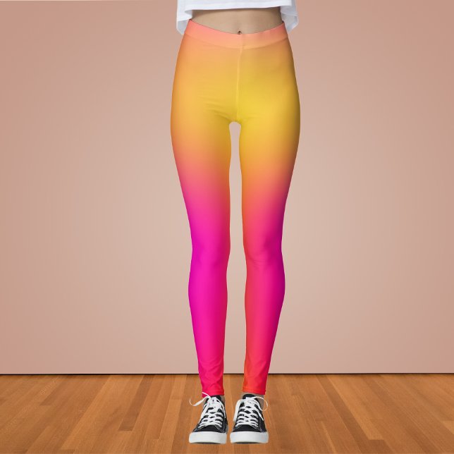 Leggings Amarillo neón y rosa (Subido por el creador)