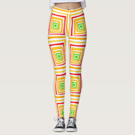 Leggings Amarillo Rojo Y Verde