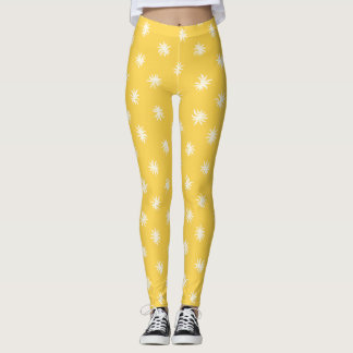 Leggings Amber Patrón Floral Orgánico con Destellos