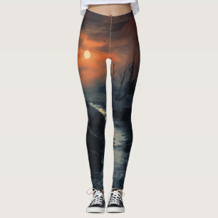 Leggings Amenaza con la luz de la luna: La embrujada Selva 