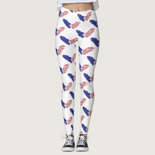 Leggings American Eagle patriótico Thunder_Cove