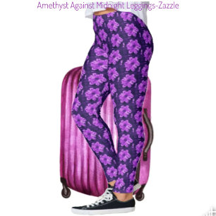 Leggings Amethyst Against Midnight