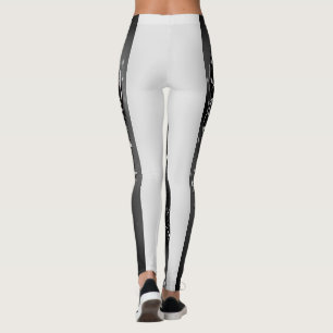 Leggings Ametralladora artística vs. camiseta de hombres de