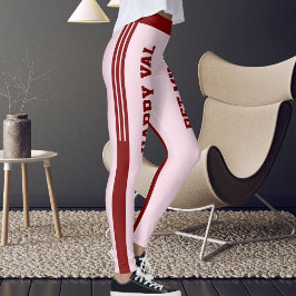 Leggings Amigos de mascotas DIY Feliz día de San Valentín r