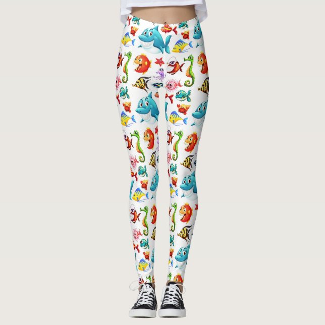 Leggings Amigos Del Mar (Anverso)