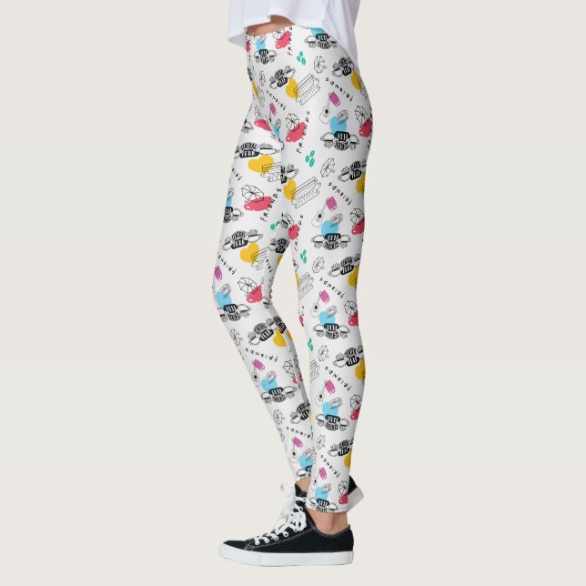 Leggings AMIGOS™ | Patrón de iconos (Izquierda)