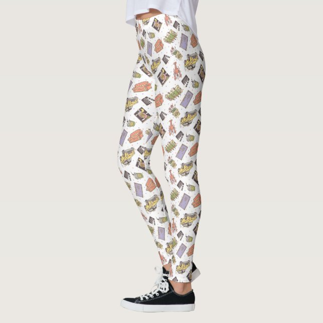 Leggings AMIGOS™ | Patrón de iconos de punto de Polka (Izquierda)