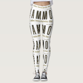 Leggings Ammo Apparel EE.UU. Acrónimo de mujer