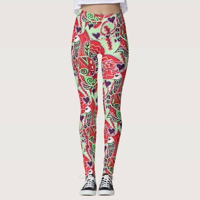 Leggings Amo audaz - Fruto del espíritu - Piernas (Anverso)