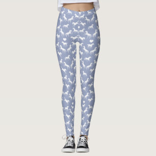 Leggings Amo las polainas de los caballos blancos