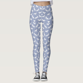 Leggings Amo las polainas de los caballos blancos