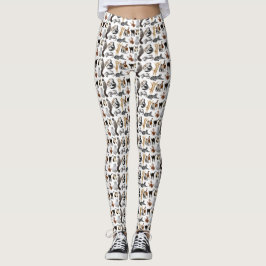 Leggings Amo las polainas de los gatos