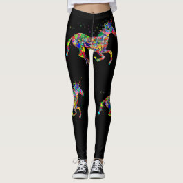 Leggings Amo las polainas del unicornio