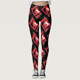 Leggings Amo los caballos, amo mucho los caballos