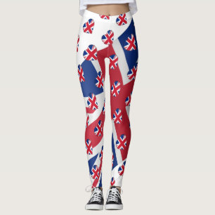 Leggings Amo los colores de Reino Unido Union Jack