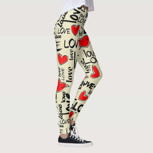 Leggings Amor con corazones (Derecha)