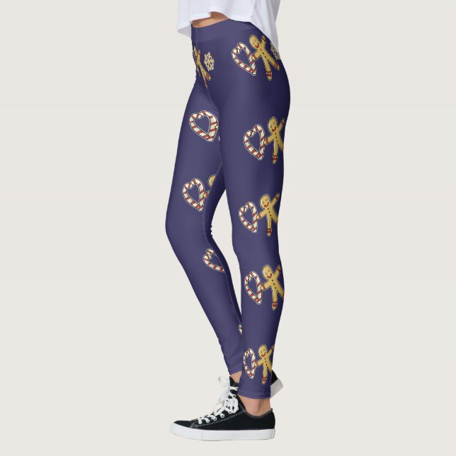 Leggings Amor del hombre del pan de jengibre (Izquierda)