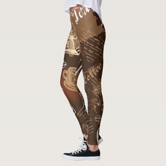 Leggings Amor II del café (Izquierda)
