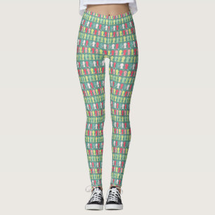Leggings Amor masticando Mannequina Verde