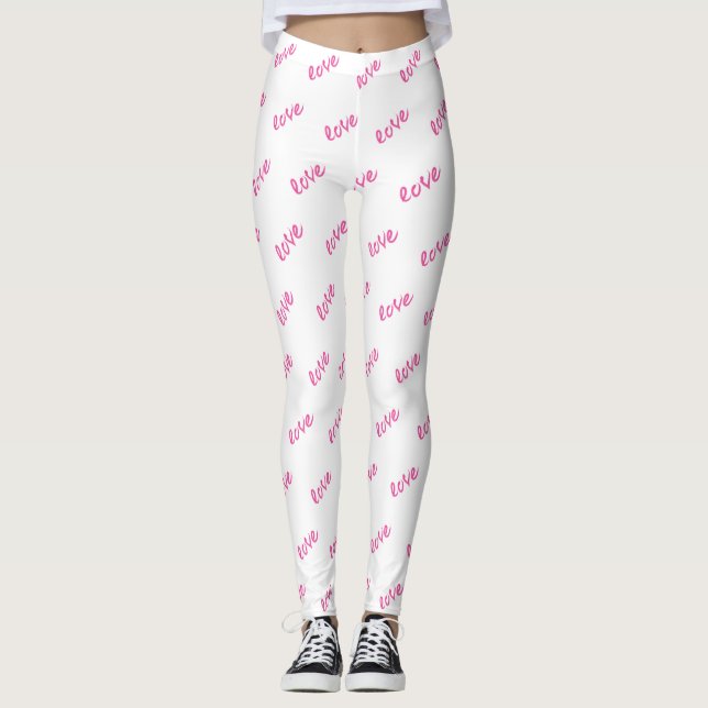 Leggings Amor moderno lindo (Anverso)