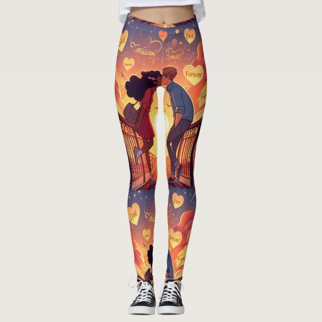 Leggings amor por el diseño de cada legua (Anverso)