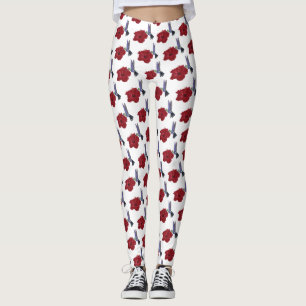 Leggings Amor por las flores de Hummingbird