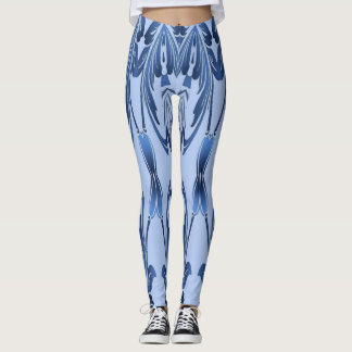 Leggings An unique cute blue color "Ratti_Creative_Arts" 