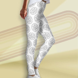 Leggings Añadir el logotipo corporativo moderno Minimalista