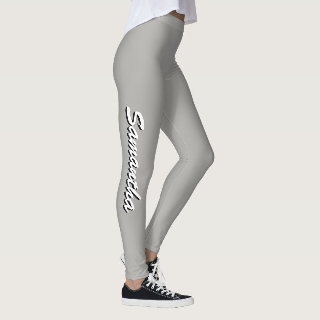 Leggings Añadir su nombre o texto (Derecha)