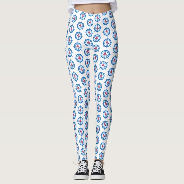 Leggings Anclaje y volante (Anverso)