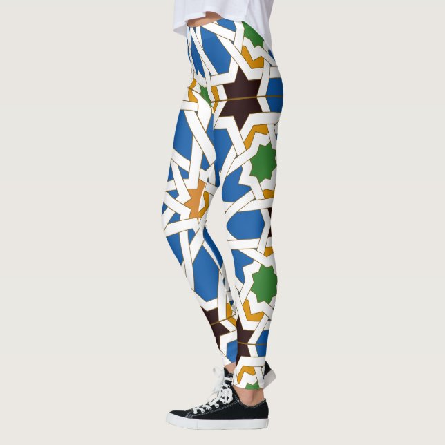 Leggings Andalusian Tiles 10 (Real Alcazar, Seville) (Izquierda)