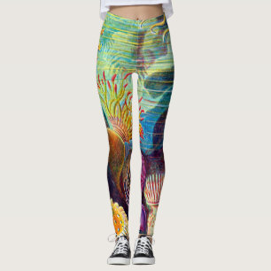 Leggings Anemona marina - Ernst Haeckel