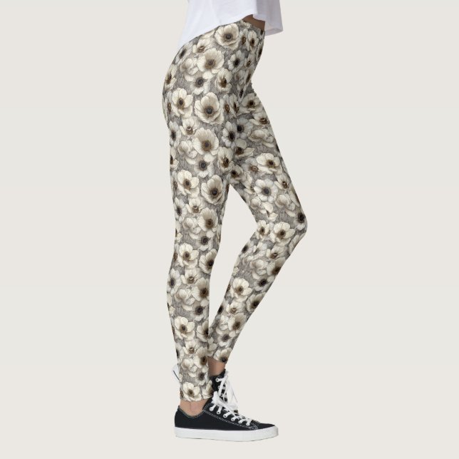 Leggings Anémonas Flor Fitness Moda Anémonas Flor (Derecha)