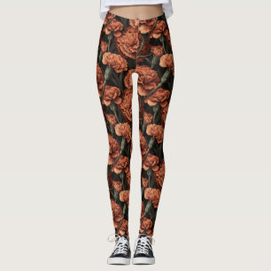 Leggings Anémonas Lindas Estética Crossfit Oro