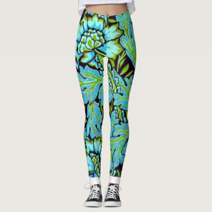 Leggings Anemone en azul turquesa suave