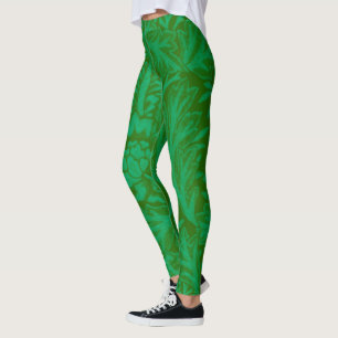 Leggings Anemone en Forest Green,