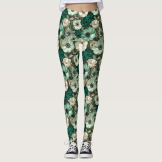 Leggings  Anemones flower Yoga Anemones Luxury Mothers Day 