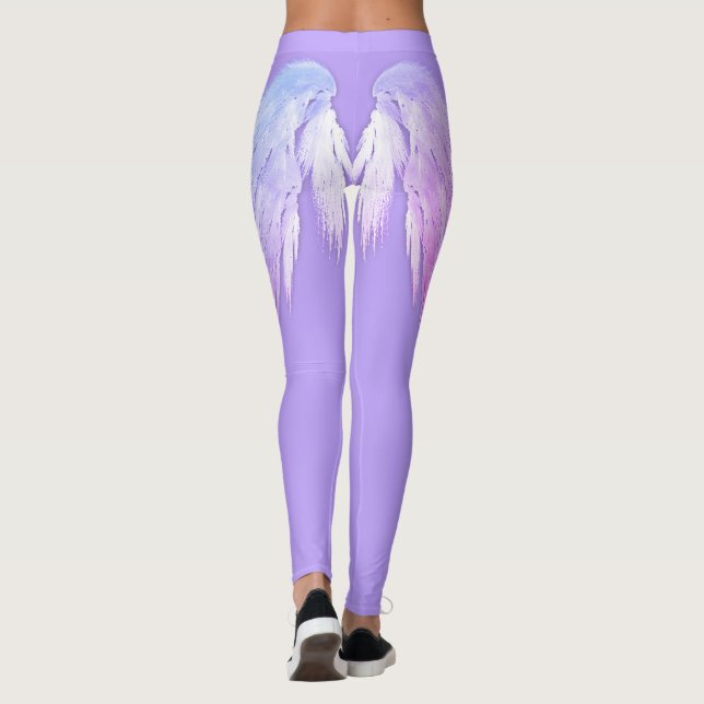 Leggings ANGEL WINGS Fairy Purple (Reverso)