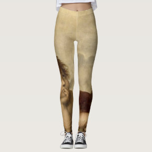 Leggings Angels Cherubs Raphael Santi Sistine Madonna Sweet