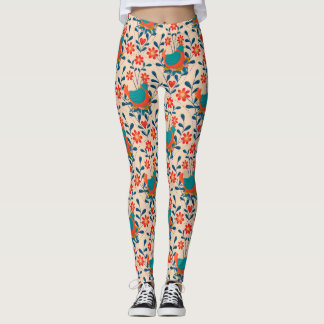 Leggings Angry Chicken Floral