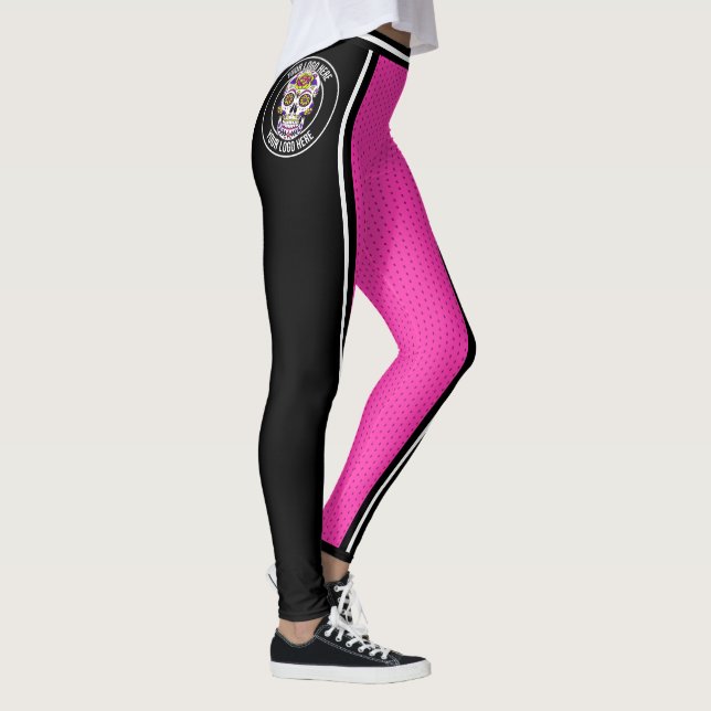 Leggings Animador Pink Black Wide Strisity Sports (Derecha)