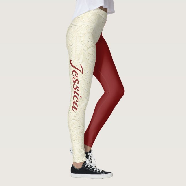 Leggings animadora de Crimson Cream School COLORS (Derecha)
